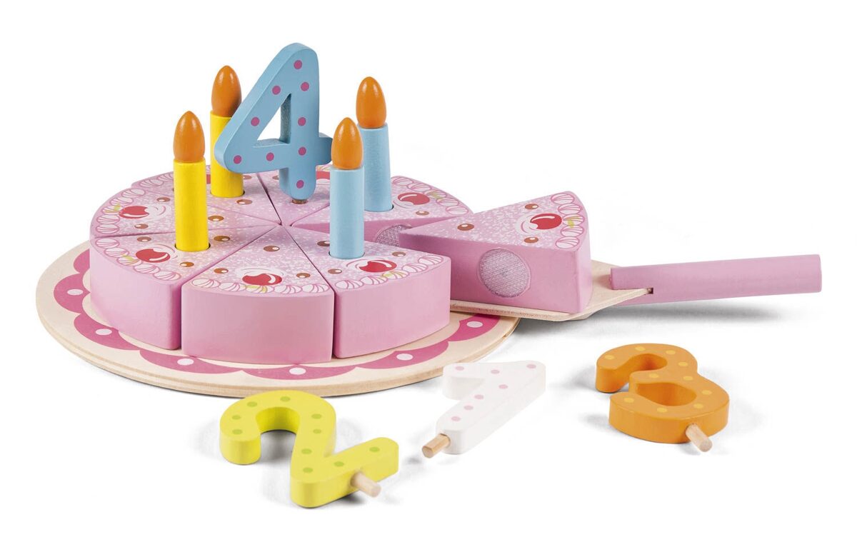 EcoToys dzimšanas dienas kūkas komplekts