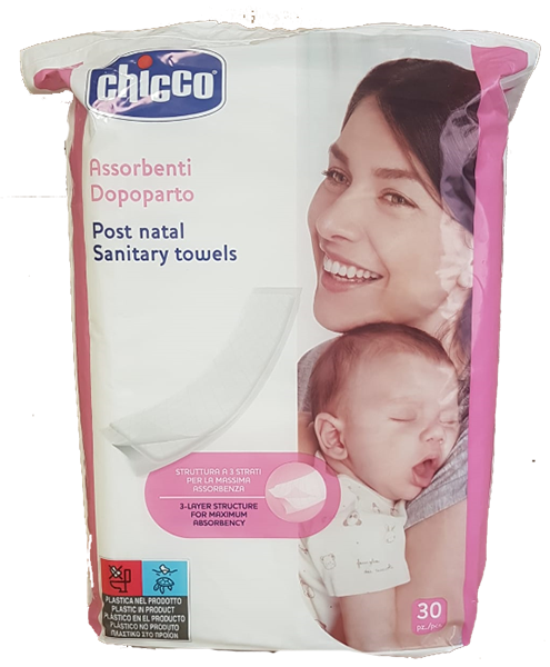Chicco pēcdzemdību higiēniskie dvielīši, 30gb