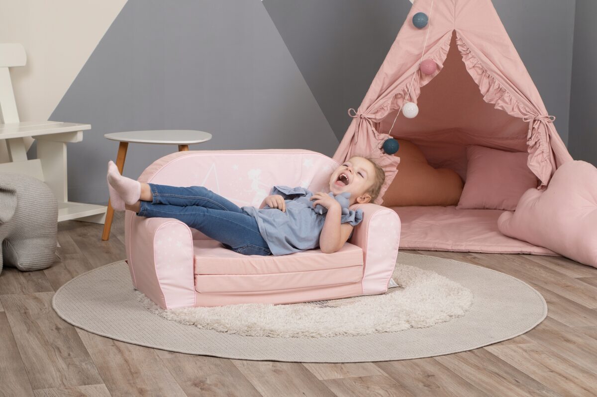 Bērnu mīkstais izvelkamais dīvāns DT2-21082 