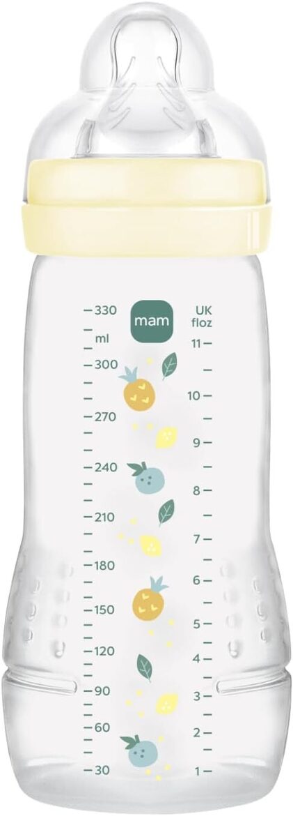 MAM Easy Active pudelīte 330ml , Dzeltena
