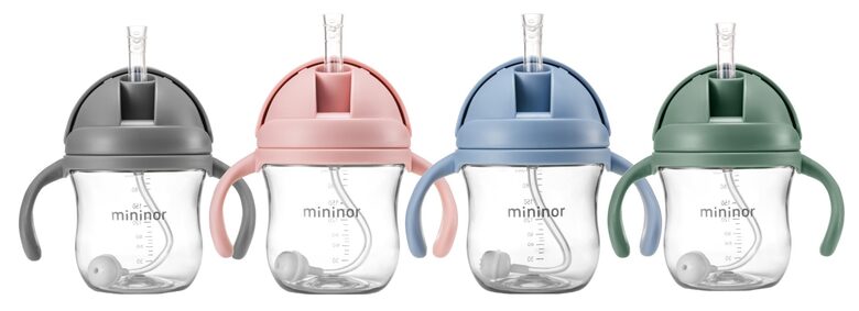 Mininor krūzīte ar salmiņu, 220ml