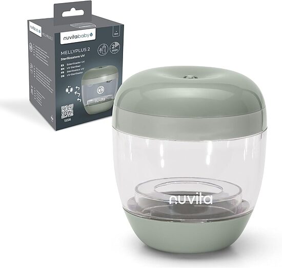 Nuvita Melly Plus 2 sterilizators UV, mazlietots