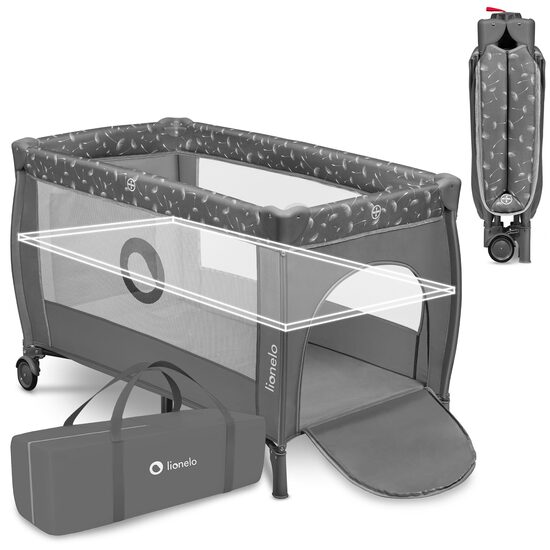 Lionelo Sven 2in1 ceļojuma gulta