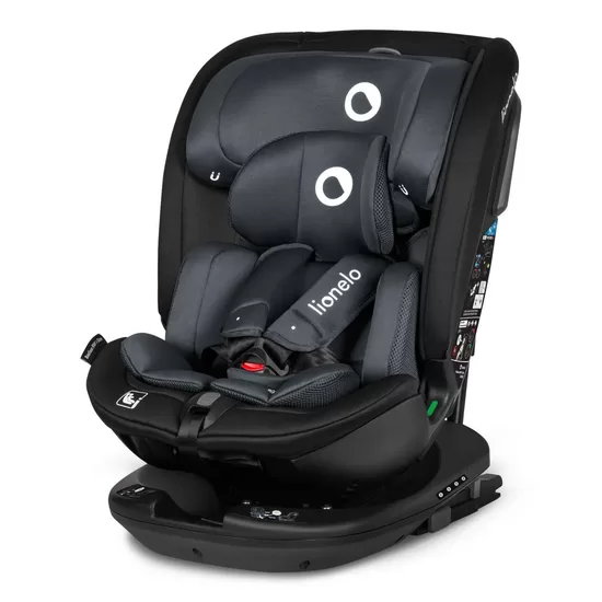 Lionelo Bastiaan RWF i-Size, grey ISOFIX, 0–36 kg