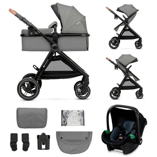Kinderkraft Esme 3in1 rati Moonlight Grey