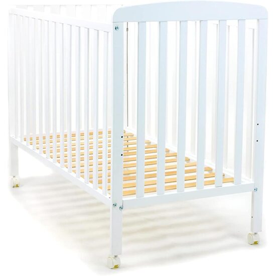 Asalvo 12371 Wooden Cot 120 x 60 cm White