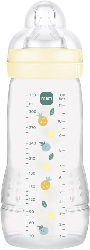 MAM Easy Active pudelīte 330ml , Dzeltena