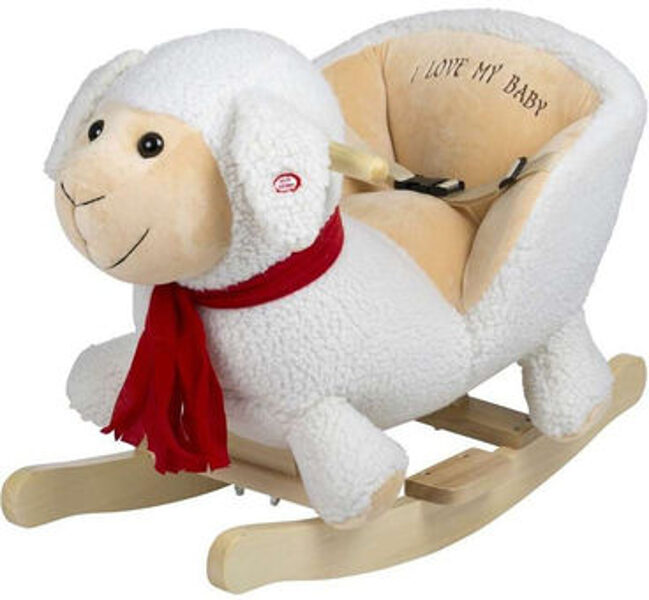 Baby Go Rocker Sheep, bērna koka šūpoles