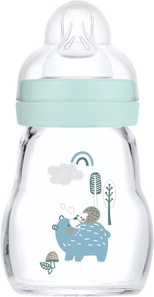 MAM Feel Good Elements stikla pudelīte, 170ml, MINT