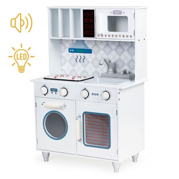 EcoToys rotaļu virtuve ar skaņas efektiem PLK545