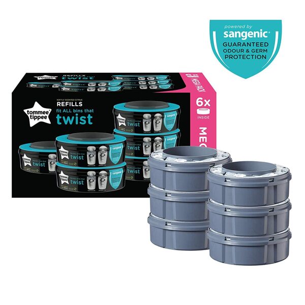 Tommee Tippee SangenicTec maiņas 6 kasetes,