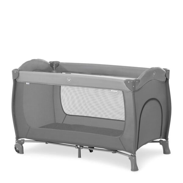 Hauck Sleep N Play Go Plus Grey ceļojumu gultiņa